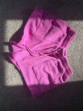 PINK Victoria's Secret Hot Pink Athletic Lounge Shorts